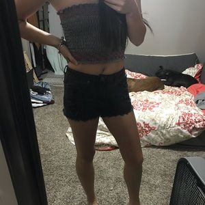 High rise shorts